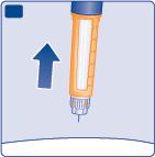 After that, you may see a drop of insulin at the needle tip. This is normal and has no effect on the dose you just received. K Always dispose of the needle after each injection.