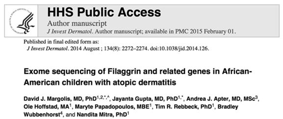 COL29A1, FLG2 Polygenic Disease Genes Barrier