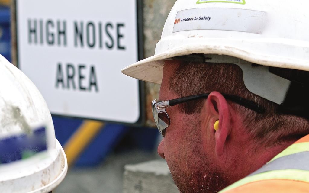 2 Wear hearing protection According to OSHA, your employer must provide you with hearing protection when you work around loud noise.* Types of hearing protection include earplugs and earmuffs.