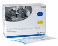 KRUTEX Latex Surgical Gloves, sterile, powdered KRUTEX Latex Surgical gloves with improved formulae giving a micro-texture all over working surface.