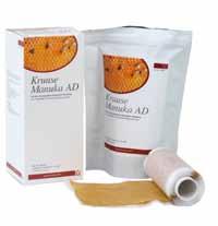 Indications Traumatic and contaminated wounds Sloughy wounds requiring autolytic debridement Superficial and partial thickness burns Pressure sores Surgical wounds The KRUUSE Manuka roll is a unique