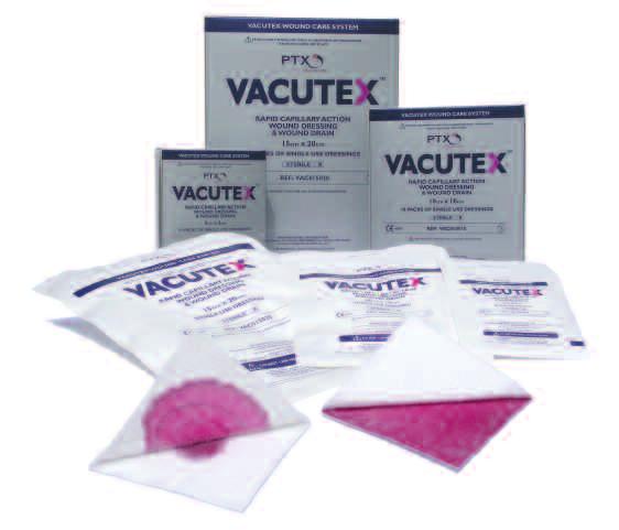 Advanced Wound Care Cut Shape Innovate Vacutex incorporates a