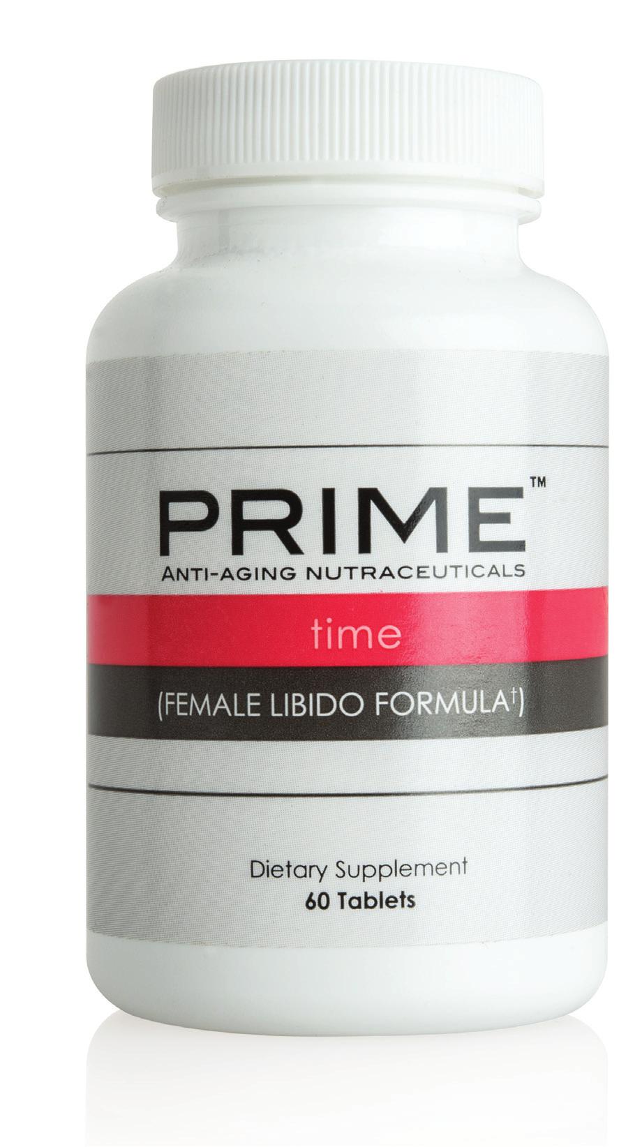 nutrametrix Prime Time Female Libido Formula Supports healthy female libido (sexual interest and desire) Promotes sexual pleasure and performance May help to enhance and stabilize mood May help to