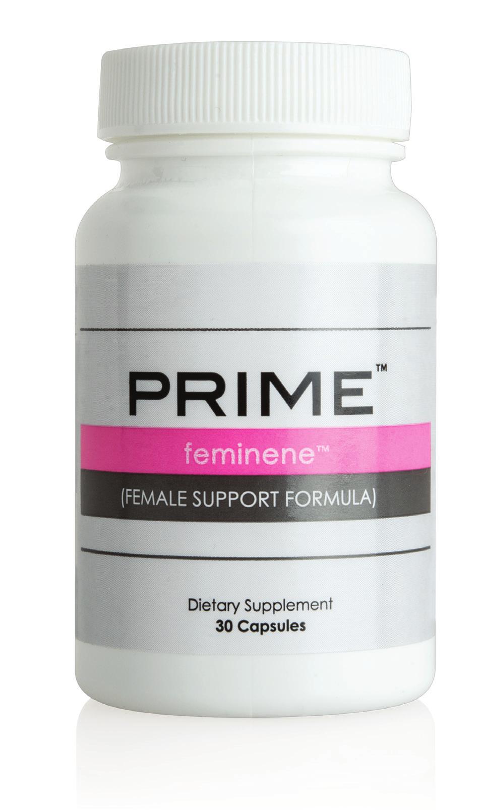 nutrametrix Prime Feminene Female Support Formula Helps to reduce hot flashes and night sweats associated with menopause Helps stabilize mood May help maintain normal hormone balance Helps alleviate