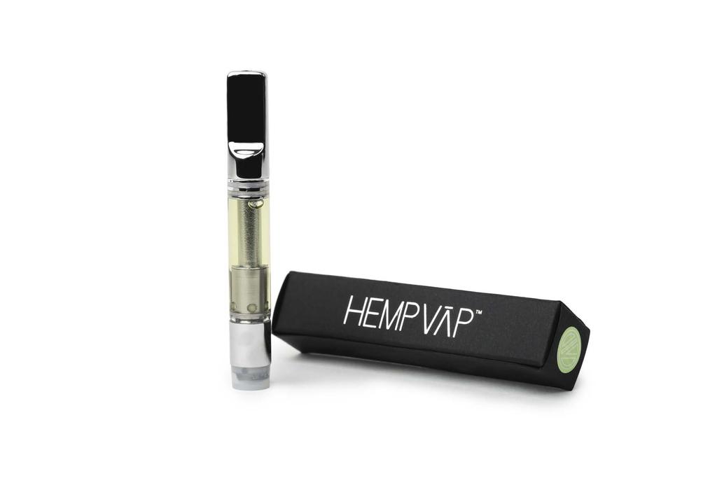 Hemp Vap Terpenes and Info HempVAP New Cartridge Contains: 100 mgs CBD in the new HempVAP cartridge Pure CBD Oil plus