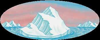 The winter ice pack only freezes in winter and thaws each summer. It reaches the coastline of even more northern lands.