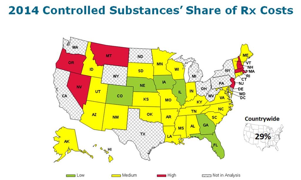 Controlled Substances According to the Centers for Disease Control and Prevention [4]: In 2014, almost two million Americans abused or were dependent on prescription opioids As many as one in four