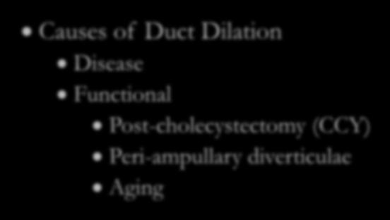 Dilation Disease Functional