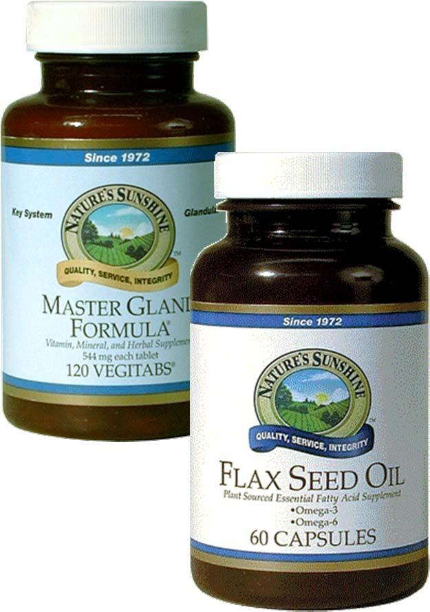 Nutrients to Nourish the Overall Master Gland Formula Multiple vitamin for the hormones Essential Fatty