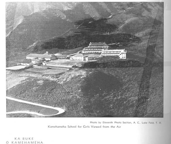KA BUKE O KAMEHAMEHA In 1932, the Kamehameha School for Girls moved