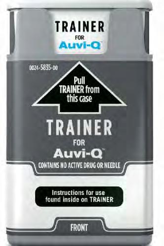 Auvi-Q device before an emergency happens Will be provided as part of every