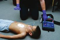 Cardiac Arrest 97 AEDs can be used on anyone. Preferably use a pediatric AED, but an adult AED can be used.