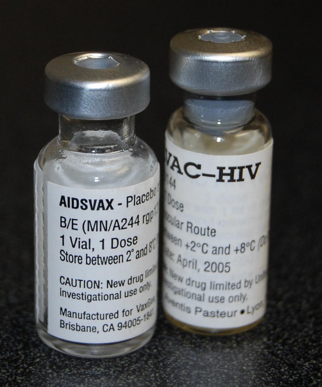 RV144 Prime-boost: ALVAC-HIV (gag, pol, env in canarypox vector) and AIDSVAX B/E (recombinant gp120 protein) 16,000 adult volunteers in Thailand 6