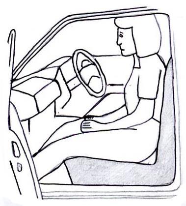 To transfer out of the car reverse the above procedure, ensuring the operated leg is out before rising.