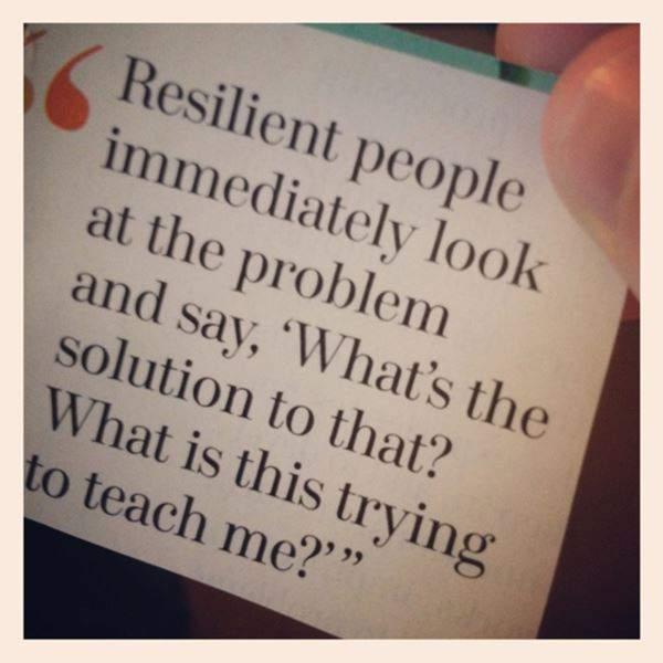 Resilience The ability to recover
