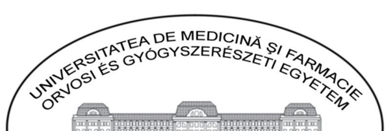 UNIVERSITY OF MEDICINE AND PHARMACY OF TÂRGU MUREȘ ROMANIA A
