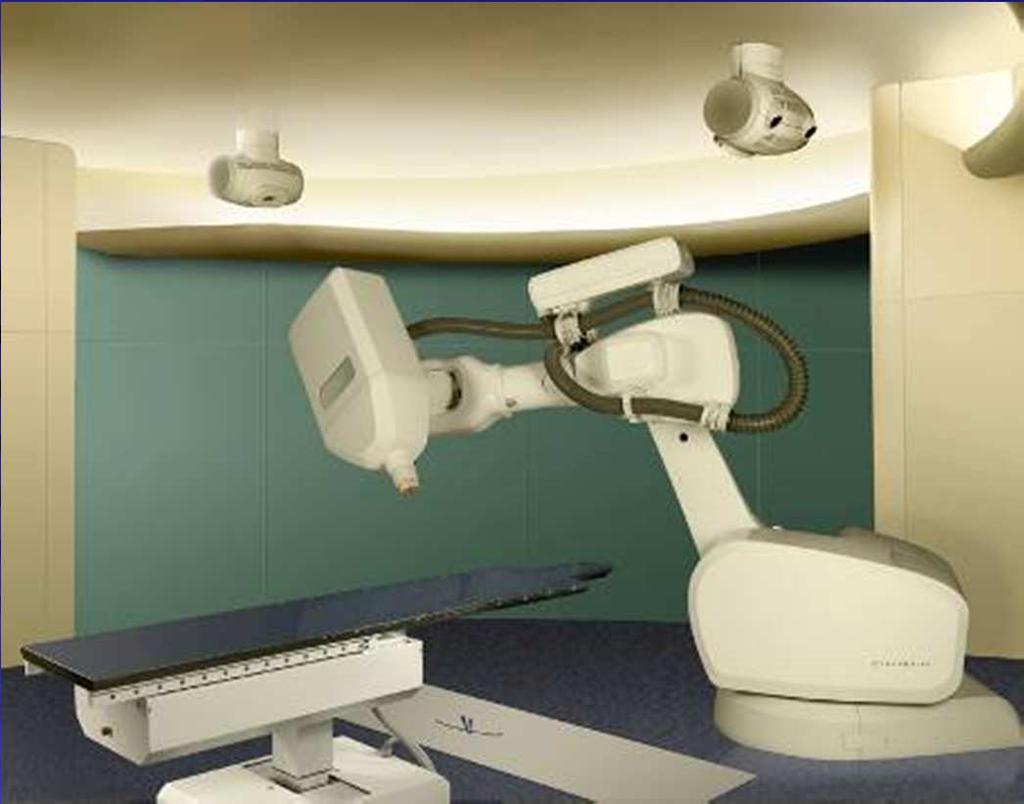 CyberKnife Robotic Radiosurgery System Not a surgical knife Linear Accelerator mounted on a