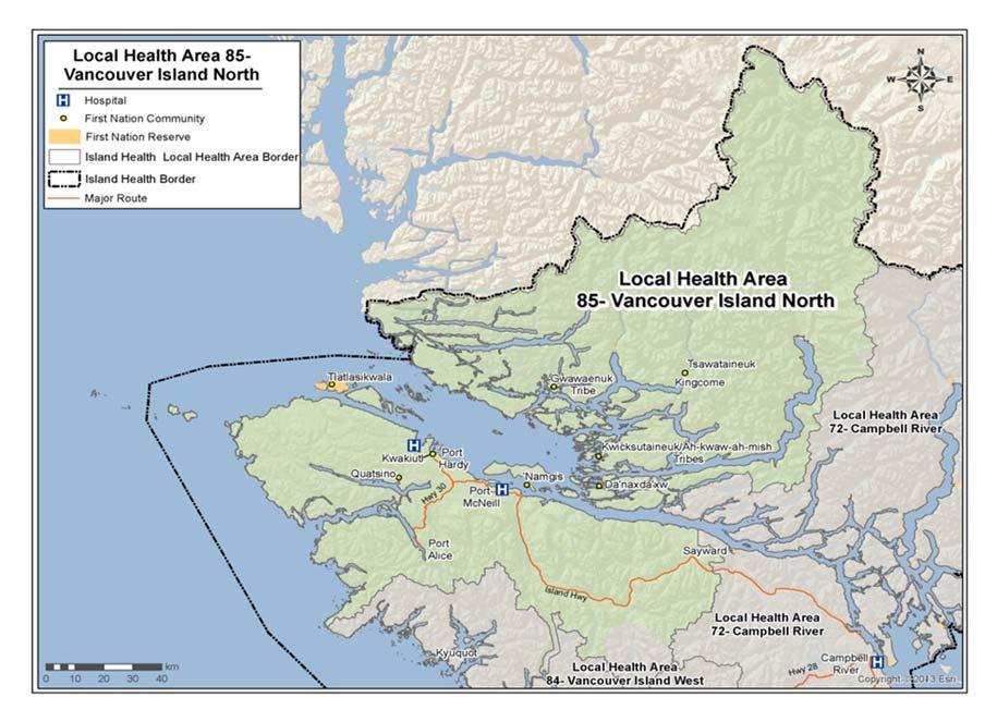 As of 216, the Vancouver Island North LHA represented 1.