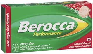 Berocca Performance Effervescent Original OR Orange 30