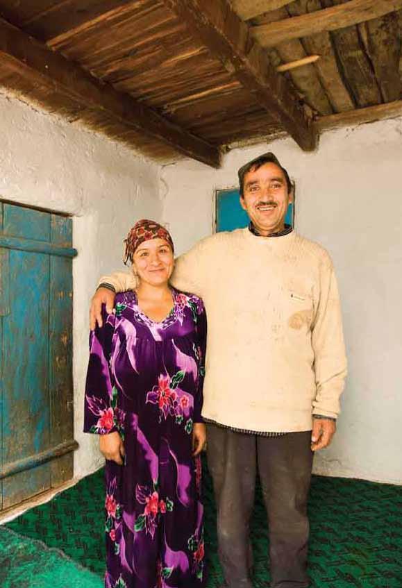 Gaodali, shown here with his wife, was trained to supervise TB treatment in his village as well as raise awareness about the disease.