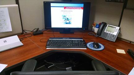 the ergonomic set up, without appropriate training and knowledge dual monitors