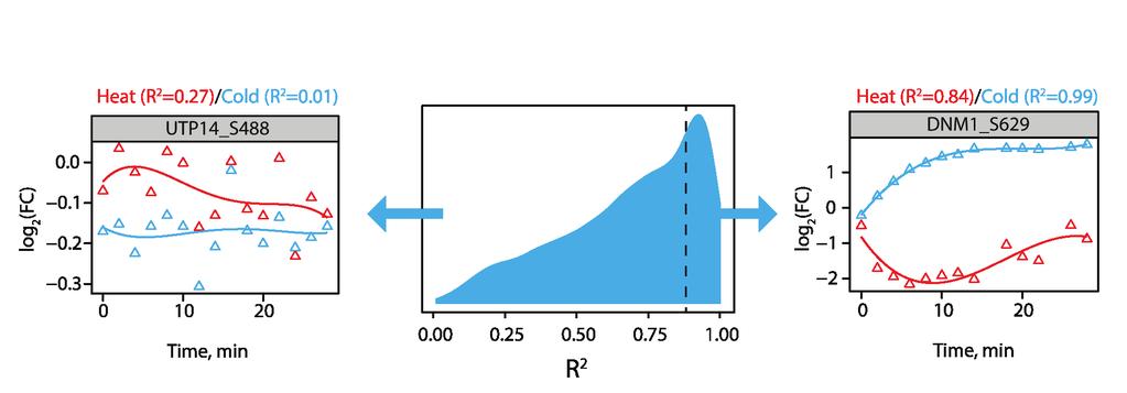 Figure S3. Finding regulated kinetic profiles in the dataset.