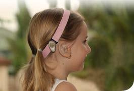 Non-Surgical Option Headband or Softband Delivers sound via vibrations across the