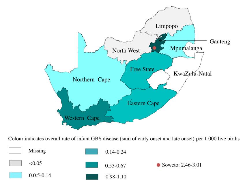Soweto: Incidence 2.5-3.0 per 1000 live births Quan V et al PLoSOne Apr. 2016» Imbalance across country of births occurring in midwife-operated units vs. hospitals with laboratory facilities.