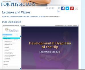 Outcome Metrics Primary Care Radiology Orthopedics International Hip Dysplasia Institute Website Visit the website for additional resources Training Video Outcome Metrics Primary Care Number of