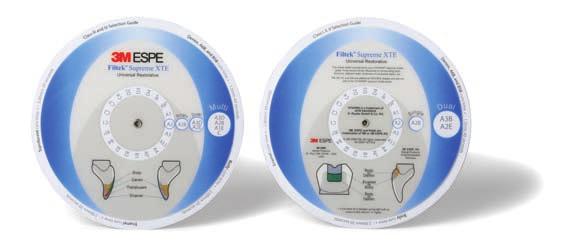 Product Description Shade Wheel To aid in the shade selection process, 3M ESPE Universal Restorative incorporates a unique (patented) shade selector wheel.