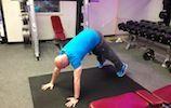 Finishers 9-12 Divebomber Pushups Start with your feet outside shoulder width