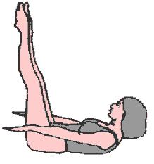 This is a good position for the dynamic exercises that follow!