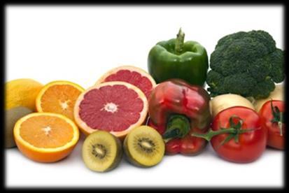 vegetables, fruits, and whole