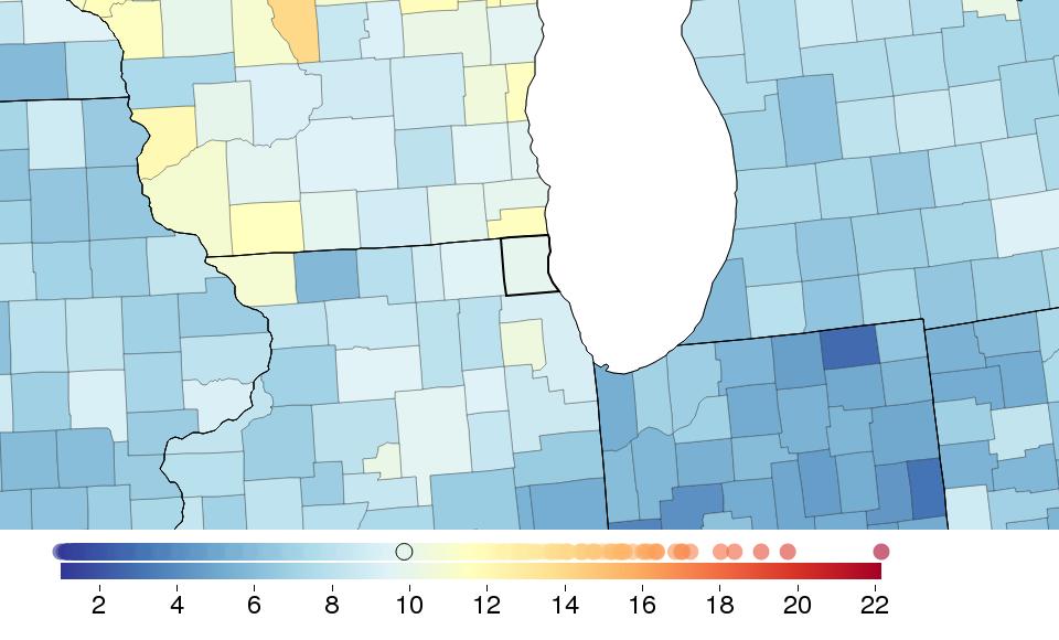 FINDINGS: HEAVY DRINKING Sex Lake County Illinois National National rank