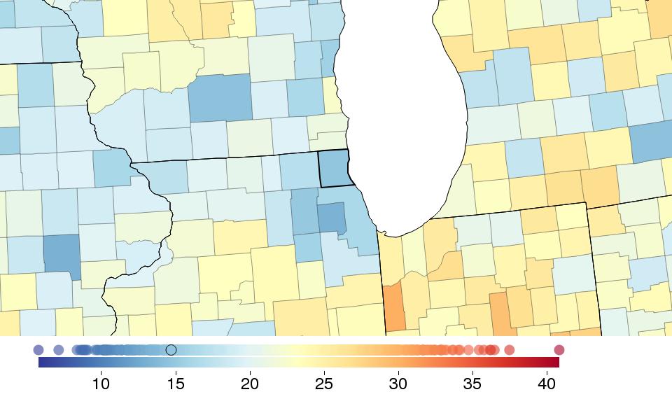 FINDINGS: SMOKING Sex Lake County Illinois National National rank %