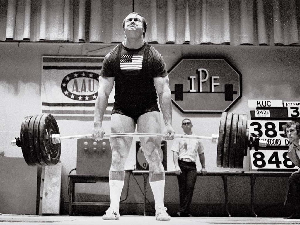 TRAINING & EQUIPMENT John Kuc was a three-time IPF world powerlifting champion (1974, 79, 80) in the 242-pound bodyweight class.