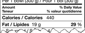 Canada s Nutrition Labelling regulations: Situation analysis - Step B, Con t Nutrition Facts Ingredient List INGREDIENTS: Whole wheat, wheat bran, sugar/glucose-fructose, salt, malt (corn flour,