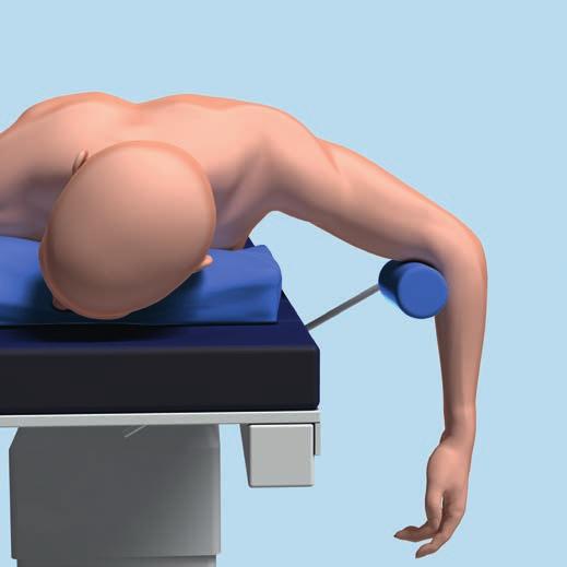 2 Position patient Position the patient in prone or in lateral decubitus