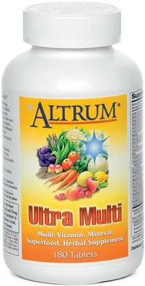 * ALTRUM Ultra Daily Enzymes helps your body absorb nutrients from food for more energy and better immune function.
