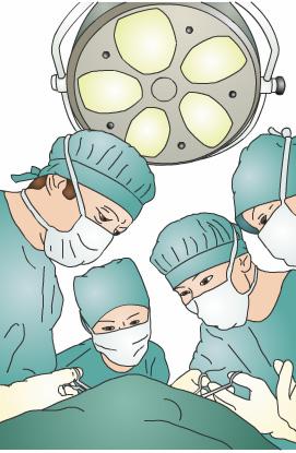 This surgery is done under general anesthesia with the patient asleep. An incision is made in the abdomen. The abdomen is then entered.