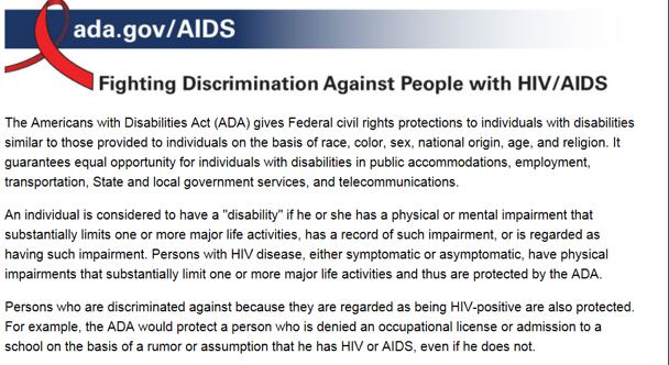 ADA.gov Includes A Section on