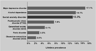 occupational disability Risk factor for depression, alcohol abuse, suicide Treatments available, but underutilized History of SAD Diagnosis Prevalence of Common Psychiatric Disorders 1960s 1970s