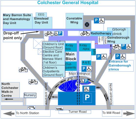 Your views If you or a family member has recently been in Colchester General Hospital, you can tell us about your experience by searching for Colchester on the NHS Choices website (www.nhs.
