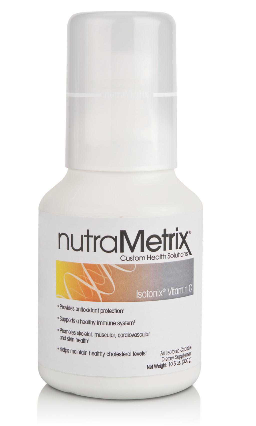 nutrametrix Isotonix Vitamin C Provides antioxidant protection Supports a healthy immune system Promotes skeletal, muscular,