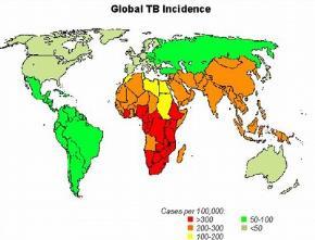 Slide 4 of 36 TB is a Major Global Health Problem 23% world population Infected with TB 1 In 2015: 2 10 m new cases 1.2 m had HIV 1.4 m deaths 0.4 m with HIV > 1000/day 1. Houben PlosMed 2016; 2.