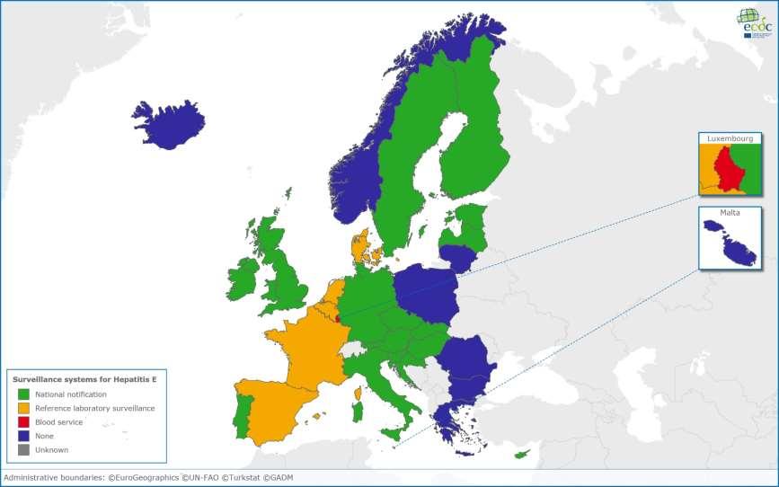 Member State survey: HEV surveillance in EU/EEA, 2015 - preliminary results Surveillance systems: National