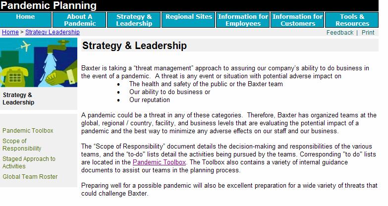 Strategy & Leadership Information