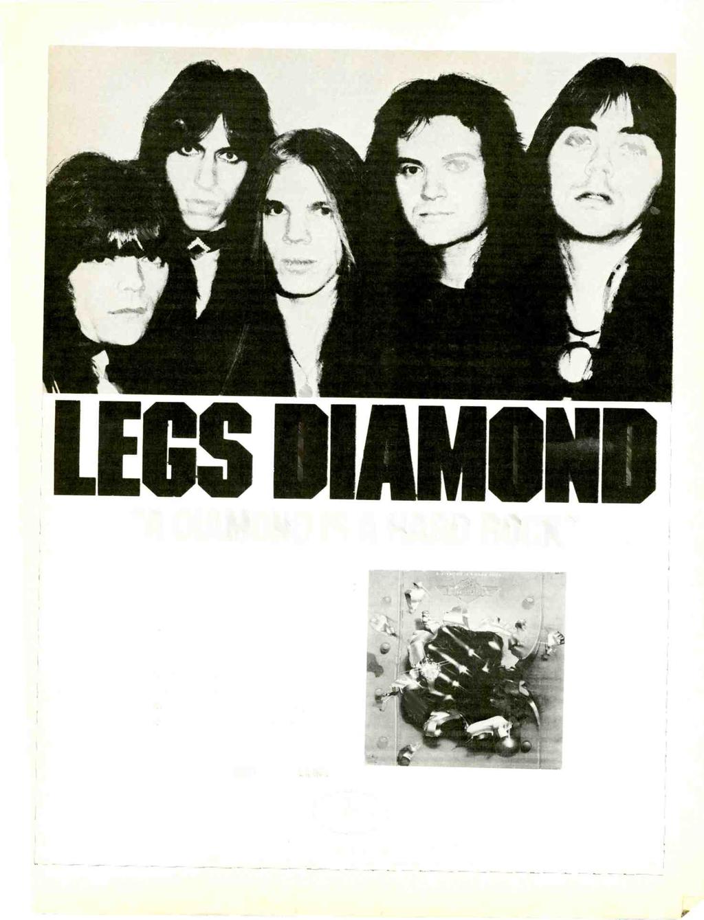 LEGS M) "A DIAMOND IS A HARD ROCK" After just one week it's on the chart- Record World #64