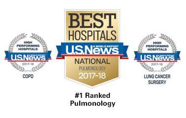 About National Jewish Health Largest pulmonary division in the world and the only hospital whose principal focus is respiratory and related diseases. #1 or #2 ranking in Pulmonology category by U.S.