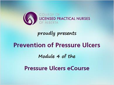 Prevention of Pressure Ulcers 1. PU Prevention 1.1 Welcome No narration, only music.